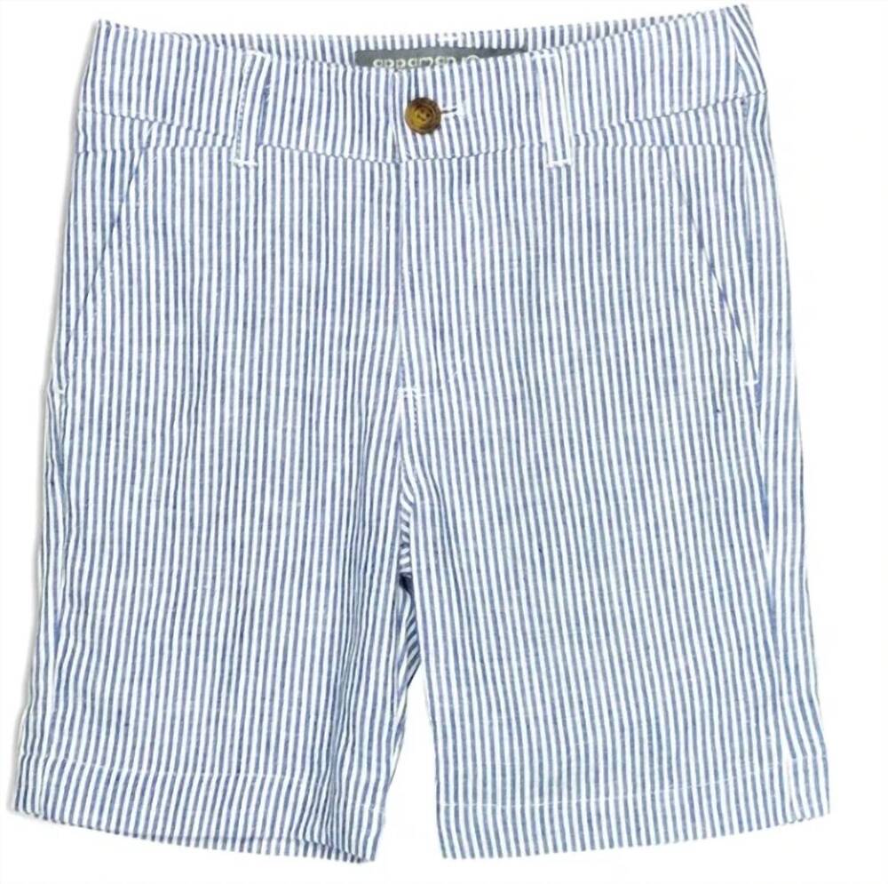 NEW APPAMAN boy's nautical stripe short in striped